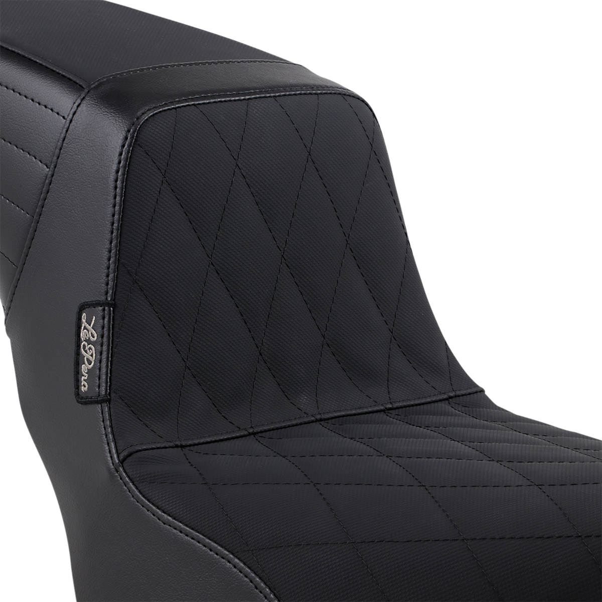 LE PERA Kickflip Seat - Diamond w/ Gripp Tape - Black - Softail '18-'23 LYF-590DMGP