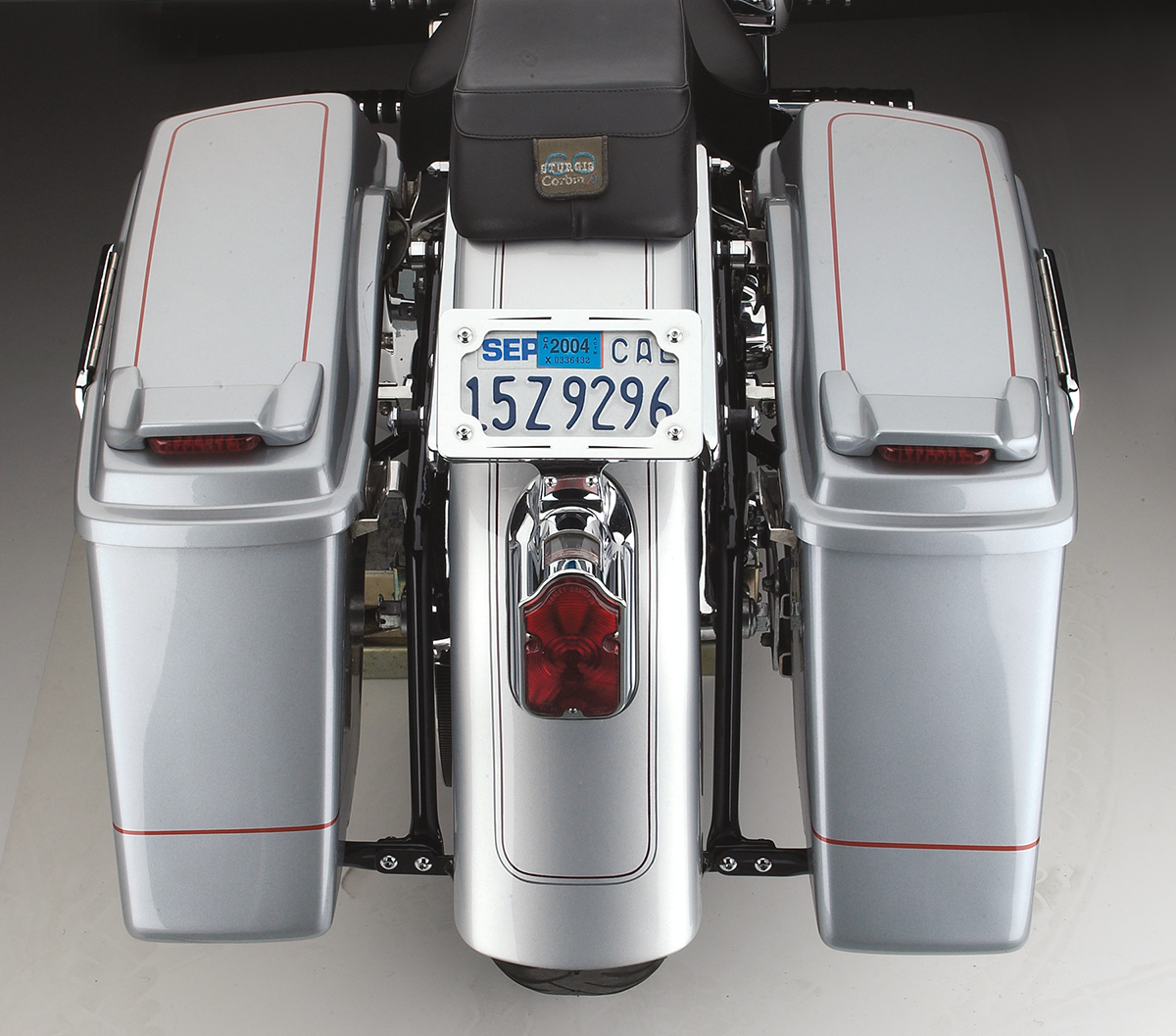 CYCLE VISIONS Saddlebag Mounts - Black - FLST '00-'07 CV-7200A