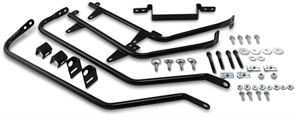 CYCLE VISIONS Saddlebag Mounts - Black - FLST '00-'07 CV-7200A