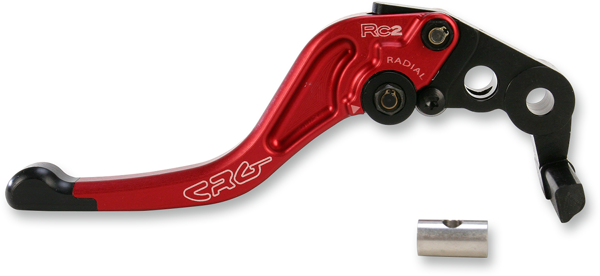 CRG RC2 Shorty Brake Lever - Red 2RN-511-H-R