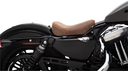 DRAG SPECIALTIES SEATS Bobber Solo Seat - Brown - Distressed - XL '10-'22 0804-0742