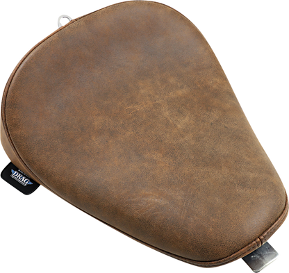 DRAG SPECIALTIES SEATS Bobber Solo Seat - Brown - Distressed - XL '10-'22 0804-0742