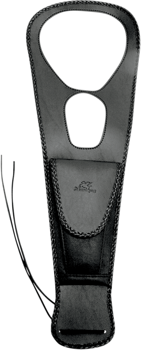 MUSTANG Pouch Tank Bib - Smooth - Black - Honda 93320