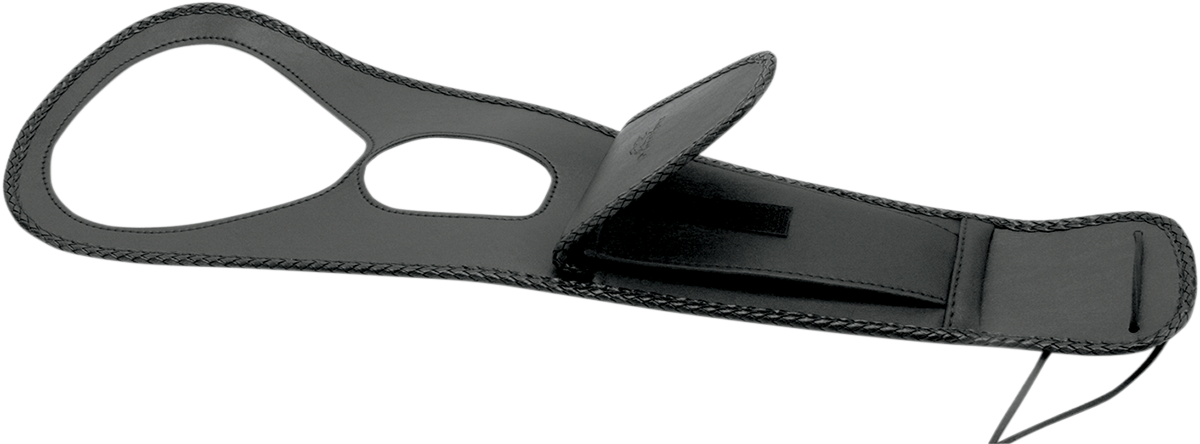 MUSTANG Pouch Tank Bib - Smooth - Black - Honda 93320