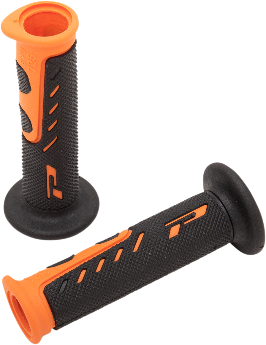 PRO GRIP 725 EVO Molded Gel Grips - Open Ends - Orange/Black PA0725OEAR02
