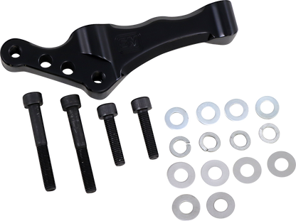 SPEED MERCHANT Caliper Mount - 13" - Left - Black SM-HDRBM13LB
