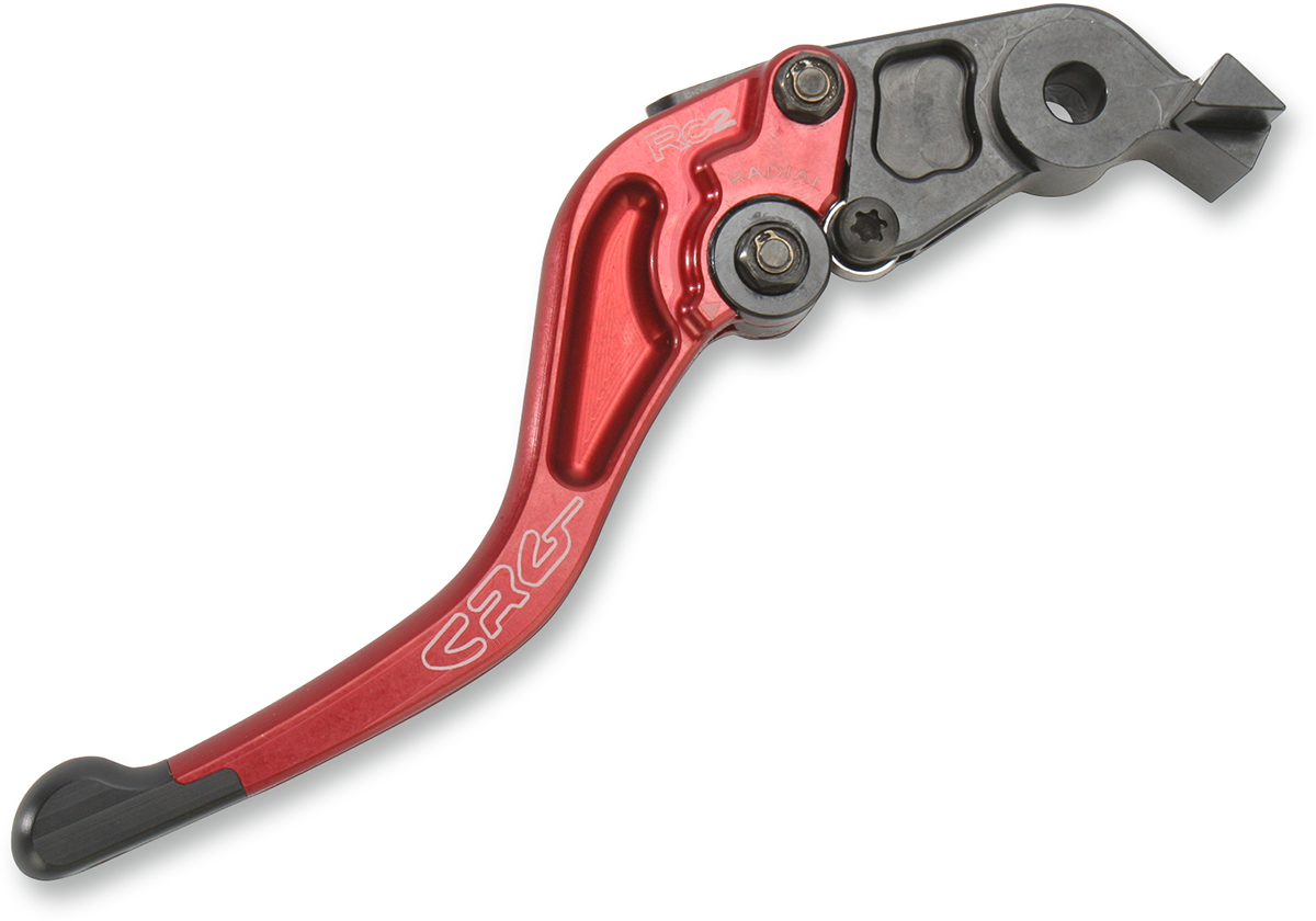 CRG RC2 Shorty Brake Lever - Red 2RB-514-H-R
