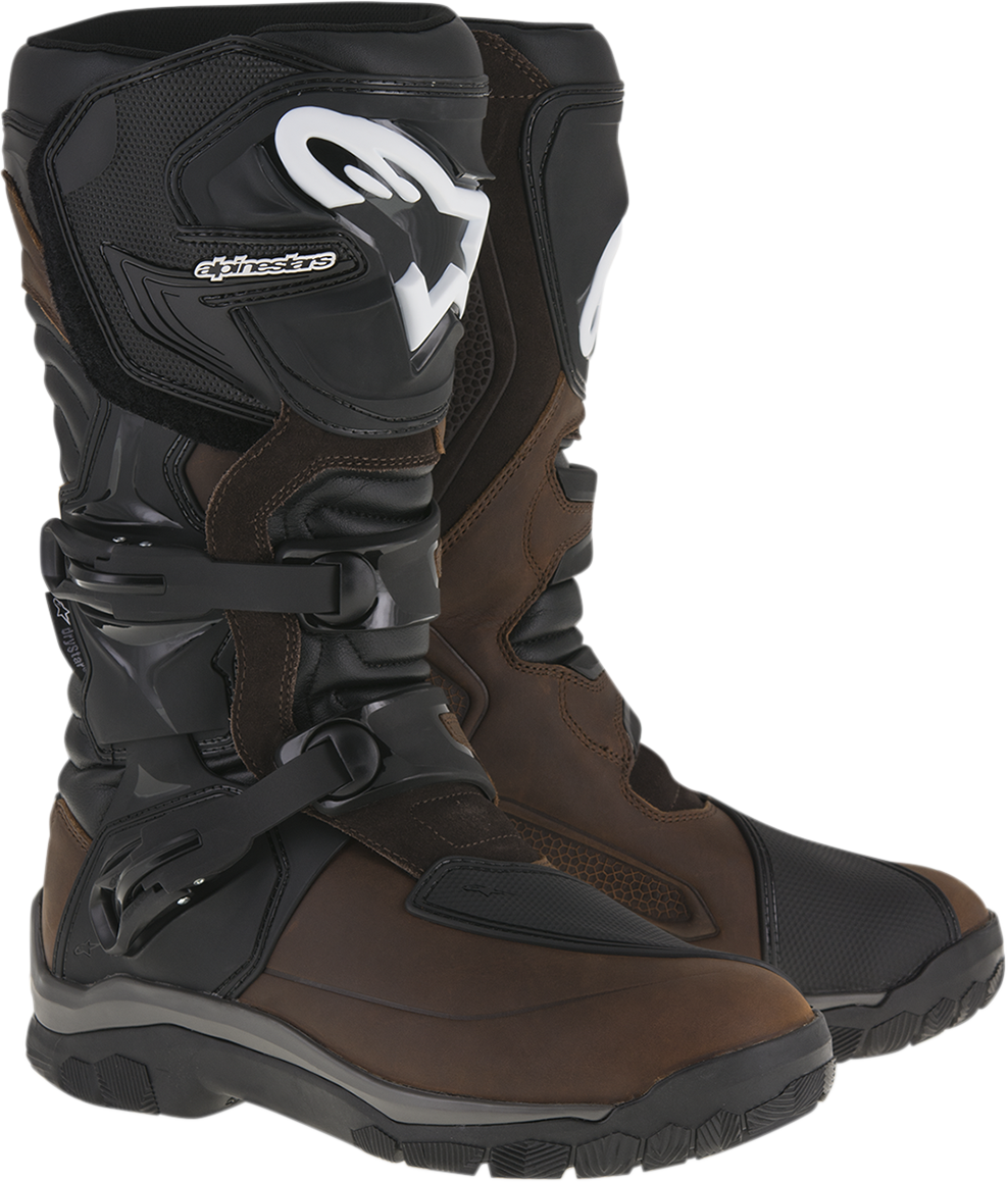 ALPINESTARS Corozal Adventure Drystar® Oiled Leather Boots - Brown - US 8 / EU 42 2047717-82-8