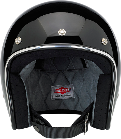 BILTWELL Bonanza Helmet - Gloss Black - 2XL 1001-101-206