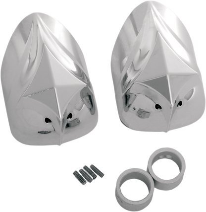 RWD V-TWIN Axle Cover - Lower Fork Leg - Diamond - 41 mm RWD-50034