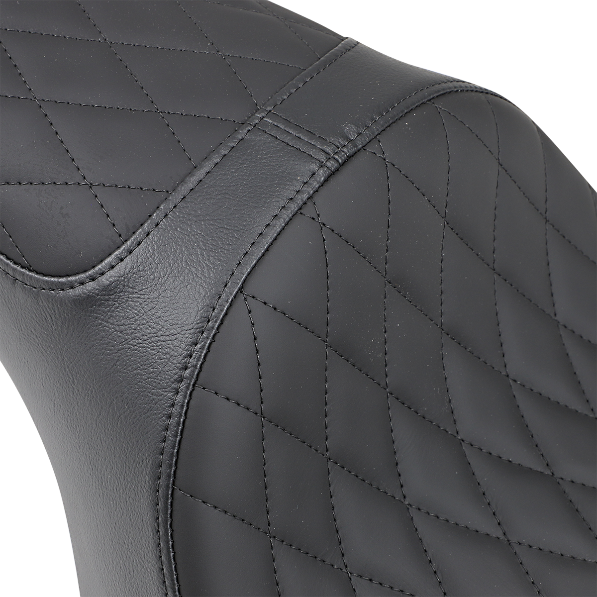 DRAG SPECIALTIES SEATS Caballero Seat - Solar Reflective Leather - Diamond Stitch - XL '04-'22 0804-0669