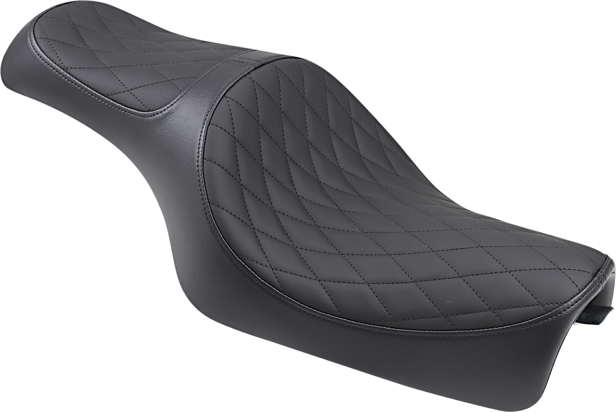DRAG SPECIALTIES SEATS Caballero Seat - Solar Reflective Leather - Diamond Stitch - XL '04-'22 0804-0669