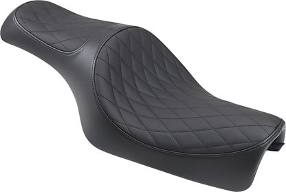 DRAG SPECIALTIES SEATS Caballero Seat - Solar Reflective Leather - Diamond Stitch - XL '04-'22 0804-0669