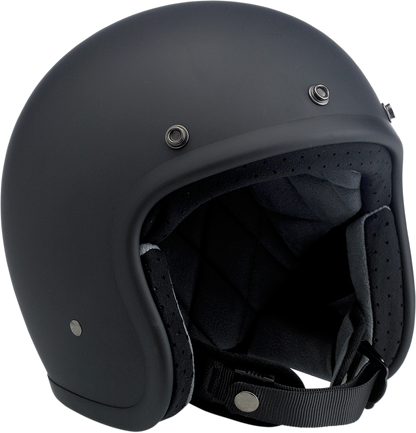 BILTWELL Bonanza Helmet - Flat Black - Medium 1001-201-203