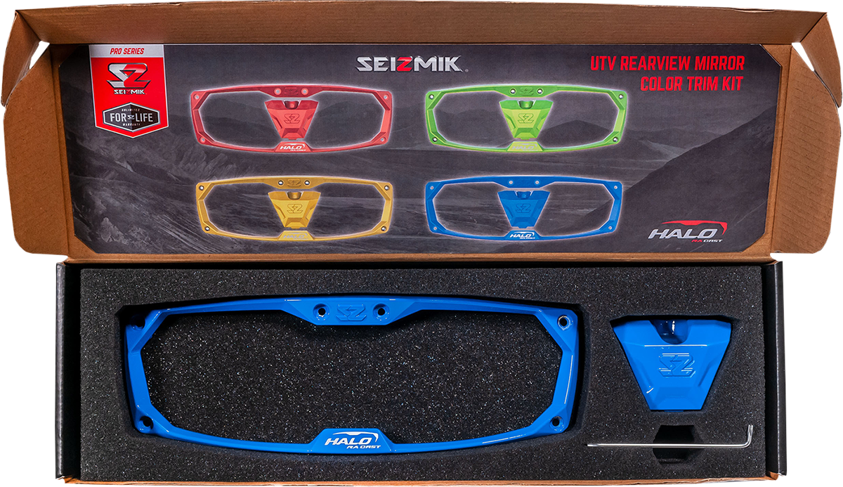 SEIZMIK Trim Kit - Halo-RA Series/Rear View/Mirror - Blue 56-18102
