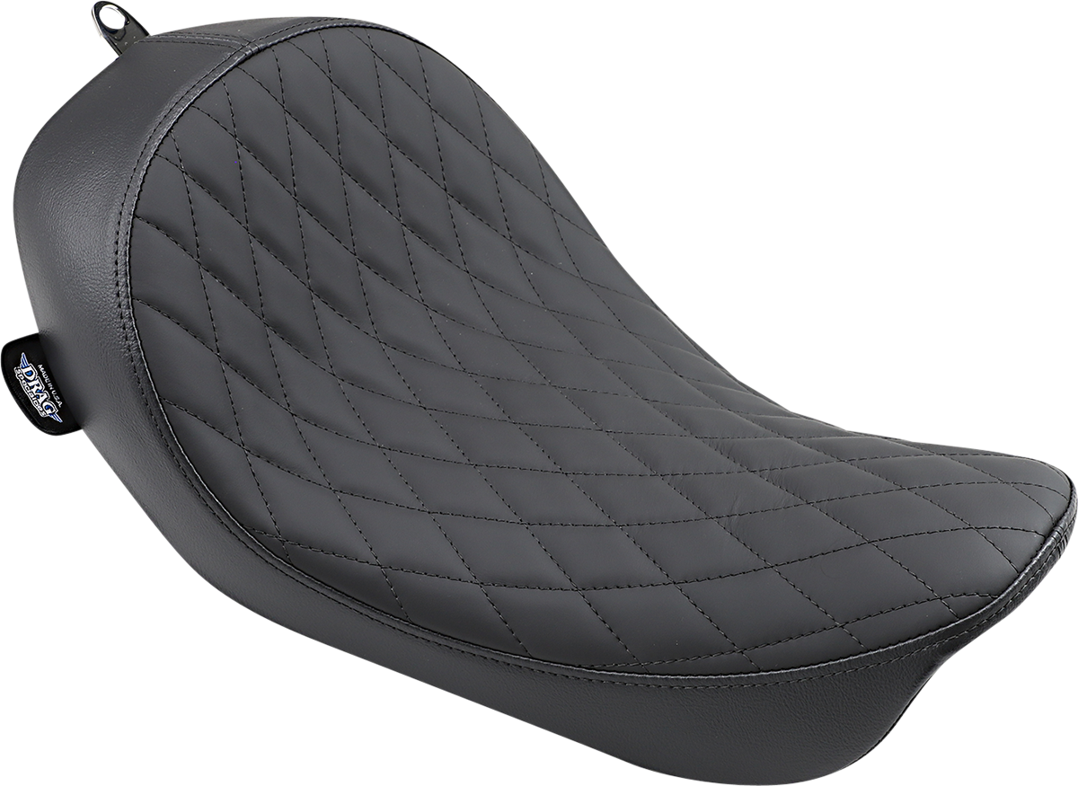 DRAG SPECIALTIES SEATS Low Solo Seat - Diamond Stitch - FXD/FLD '06-'17 0803-0547