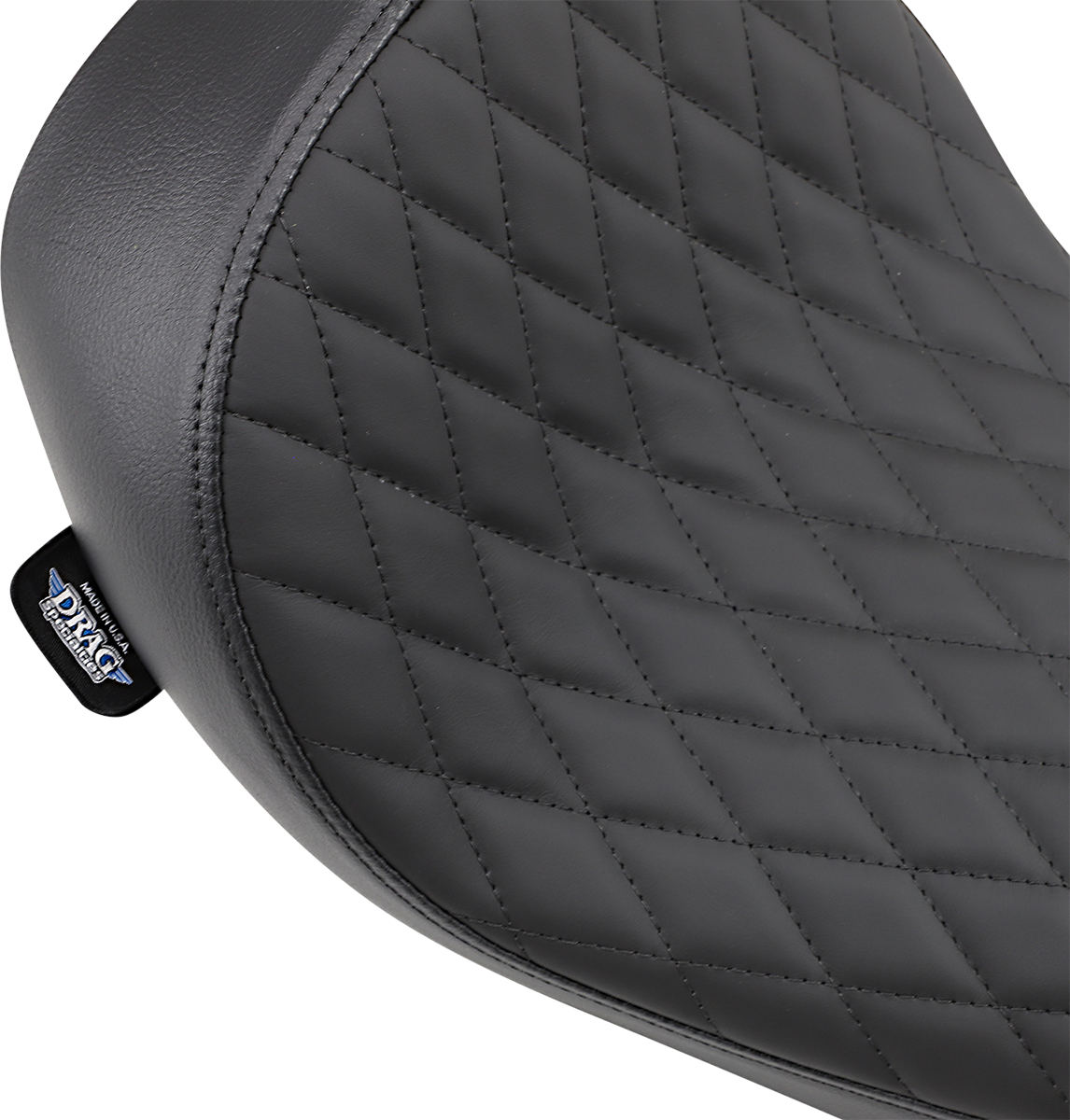 DRAG SPECIALTIES SEATS Low Solo Seat - Diamond Stitch - FXD/FLD '06-'17 0803-0547
