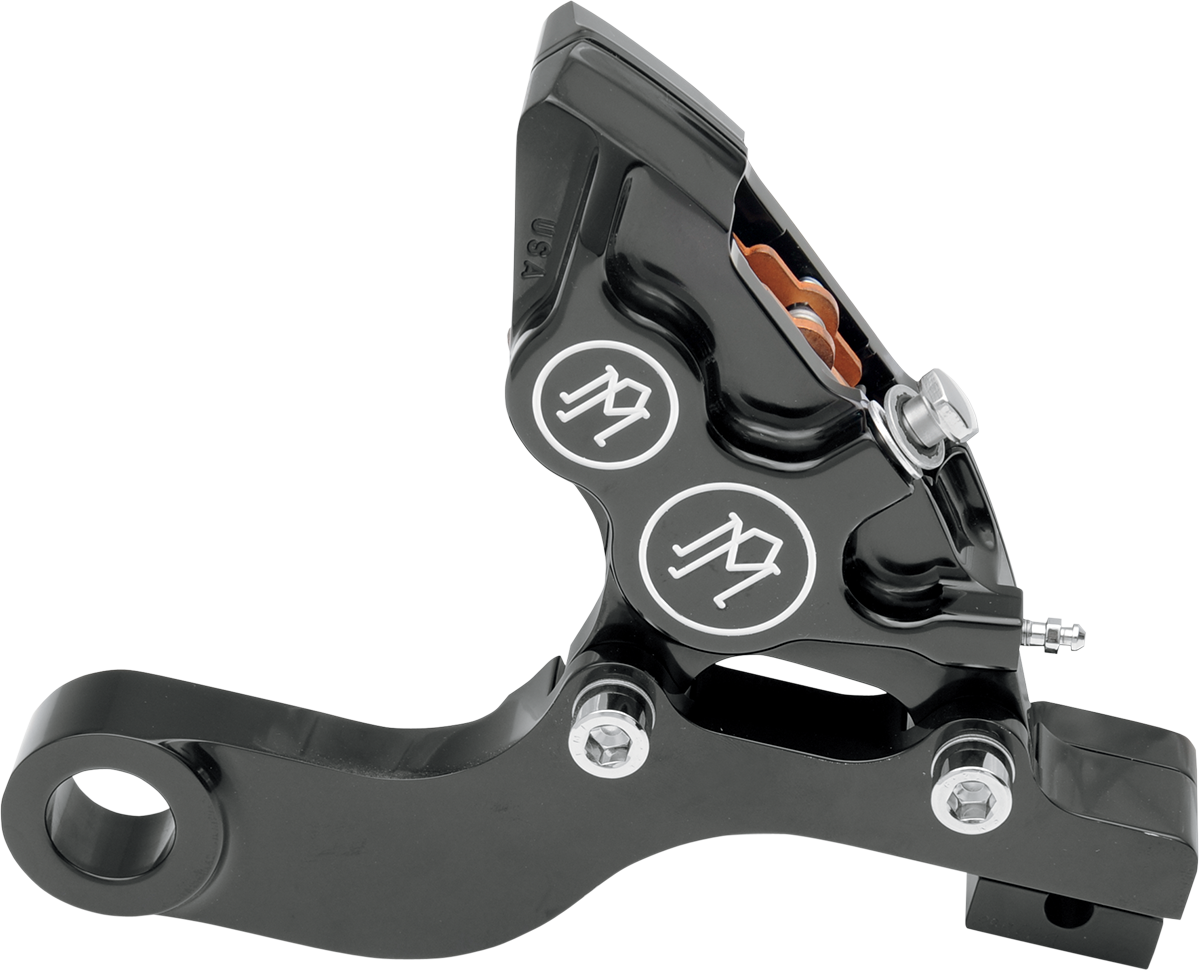 PERFORMANCE MACHINE (PM) 4-Piston Caliper - Rear - Contrast Cut™ - 08-16 FL 1257-0081-A-BM