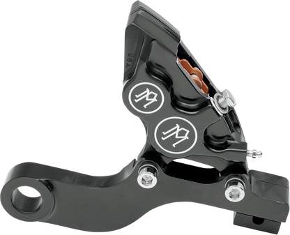 PERFORMANCE MACHINE (PM) 4-Piston Caliper - Rear - Contrast Cut™ - 08-16 FL 1257-0081-A-BM