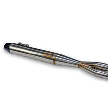 Intmdtr M8 Flt Full Brushed Ss W/Black End Cap