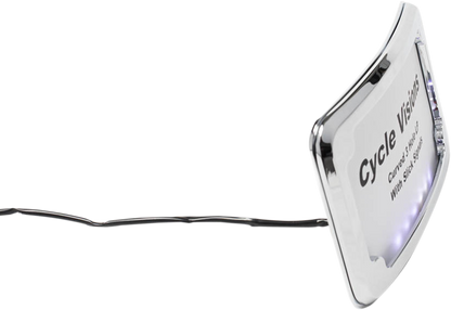 CYCLE VISIONS License Plate Frame - Chrome CV4641