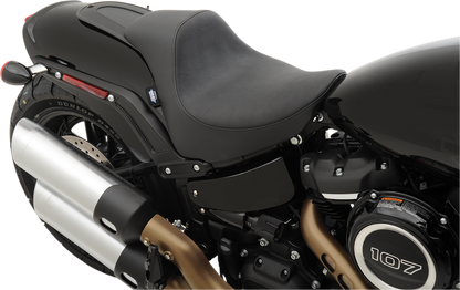 DRAG SPECIALTIES SEATS EZ-Solo Seat - Smooth - Vinyl - FXFB/S '18-'22 0802-1126