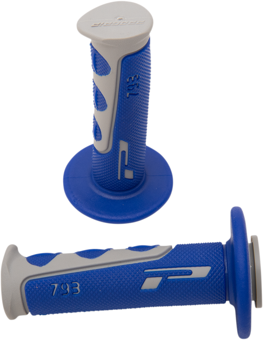 PRO GRIP 793 Grips - Gray/Blue PA079300GRBL