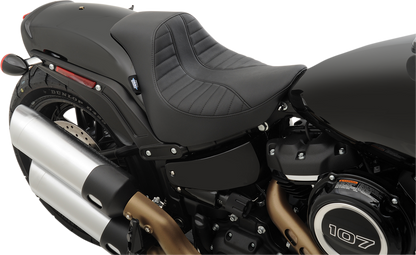DRAG SPECIALTIES SEATS EZ-Solo Seat - Scorpion Stitch - Vinyl - FXFB/S '18-'22 0802-1128