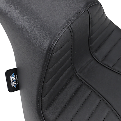 DRAG SPECIALTIES SEATS EZ-Solo Seat - Scorpion Stitch - Vinyl - FXFB/S '18-'22 0802-1128