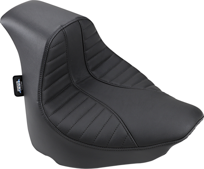 DRAG SPECIALTIES SEATS EZ-Solo Seat - Scorpion Stitch - Vinyl - FXFB/S '18-'22 0802-1128