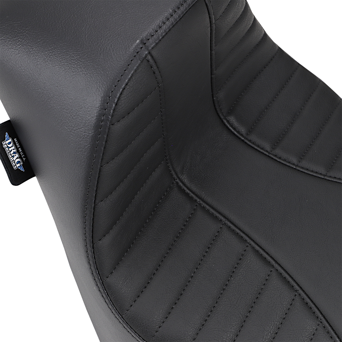 DRAG SPECIALTIES SEATS EZ-Solo Seat - Scorpion Stitch - Vinyl - FL/FX '18-'22 0802-1150