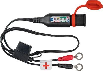 TECMATE Permanent Power Lead with Battery/Charge Status - 24" O-124