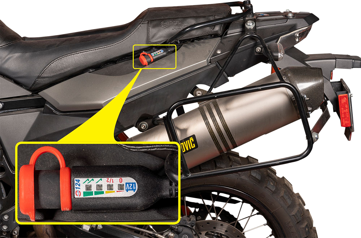 TECMATE Permanent Power Lead with Battery/Charge Status - 24" O-124