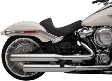 DRAG SPECIALTIES SEATS EZ-Solo Seat - Scorpion Stitch - Silver Thread - Vinyl - FLFB/S '18-'22 0802-1186