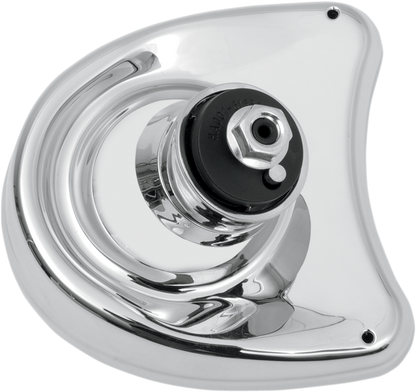 DRAG SPECIALTIES Mirror - Side View without Blind Spot - Half-Moon - Chrome 77302