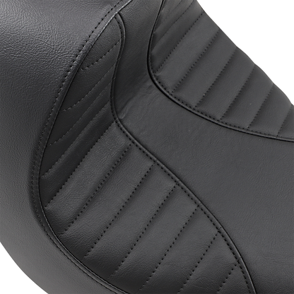 DRAG SPECIALTIES SEATS EZ-Solo Seat - Scorpion Stitch - Vinyl - FXBR/S '18-'20 0802-1272