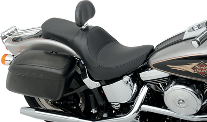 DRAG SPECIALTIES SEATS One Piece Smooth Seat - Driver Backrest - FLST/FXST '84-'99 0802-0729