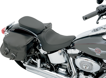 DRAG SPECIALTIES SEATS Rear Solo Seat - Wide - Smooth - FXST/FLST '00-'06 0802-0636