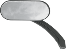 DRAG SPECIALTIES Mirror - Side View - Oval - Black/Matte - Each 0640-0488