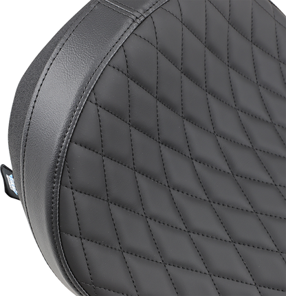 DRAG SPECIALTIES SEATS Low Solo Seat - Diamond Stitch - Black - Victory '03-'17 0810-1601
