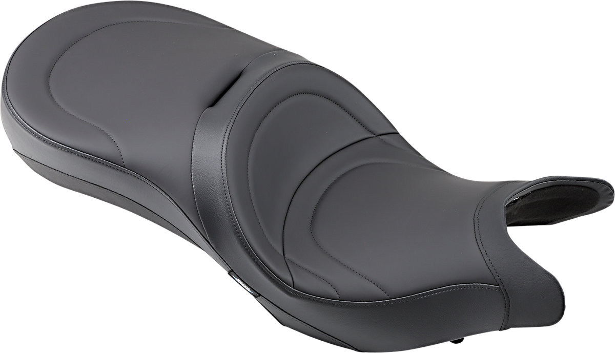 DRAG SPECIALTIES SEATS Low-Profile Touring Seat - Mild Stitch - Black - Victory '10-'15 0810-1540