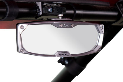 SEIZMIK Mirror - Halo R - Rear View - Rectangle - Black w/Silver Bezel - Pro XP 56-18002