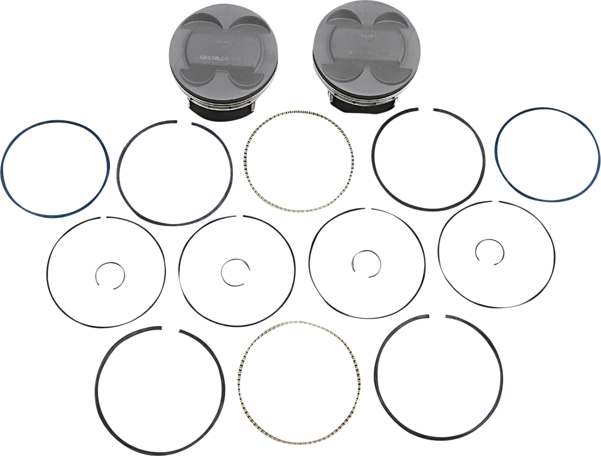 KB PERFORMANCE Piston Kit - 4.250" Standard - 11.4:1 CR - 124" Big Bore - 107" M8 KB576LCA.STD