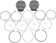 KB PERFORMANCE Piston Kit - 4.250" Standard - 11.4:1 CR - 124" Big Bore - 107" M8 KB576LCA.STD