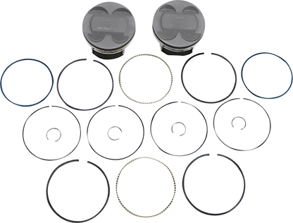 KB PERFORMANCE Piston Kit - 4.250" Standard - 11.4:1 CR - 124" Big Bore - 107" M8 KB576LCA.STD