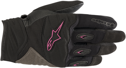 ALPINESTARS Stella Shore Gloves - Black/Fuchsia - Small 3516318-1039-S