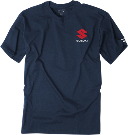 FACTORY EFFEX Suzuki Shutter T-Shirt - Navy - Medium 20-87402