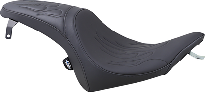 DRAG SPECIALTIES SEATS Predator Seat - Flame Stitched - Vegas 0810-1597
