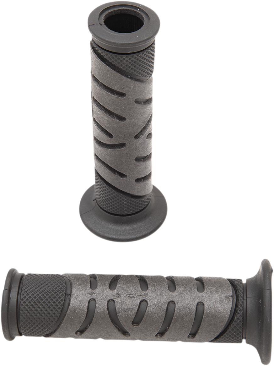 PRO GRIP 719 Dual Density Sportbike Grips - Open Ends - Black/Black PA0719OENE02