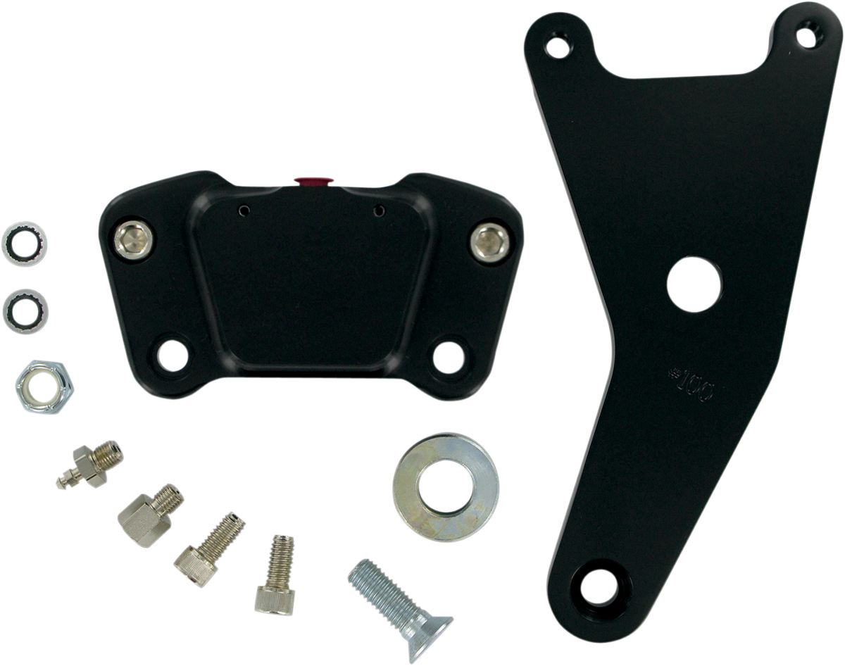 GMA ENGINEERING BY BDL Rear Caliper - Smooth Black - '73-'80BT GMA-100SB